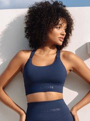 Define High Support Sports Bra Dark Blue