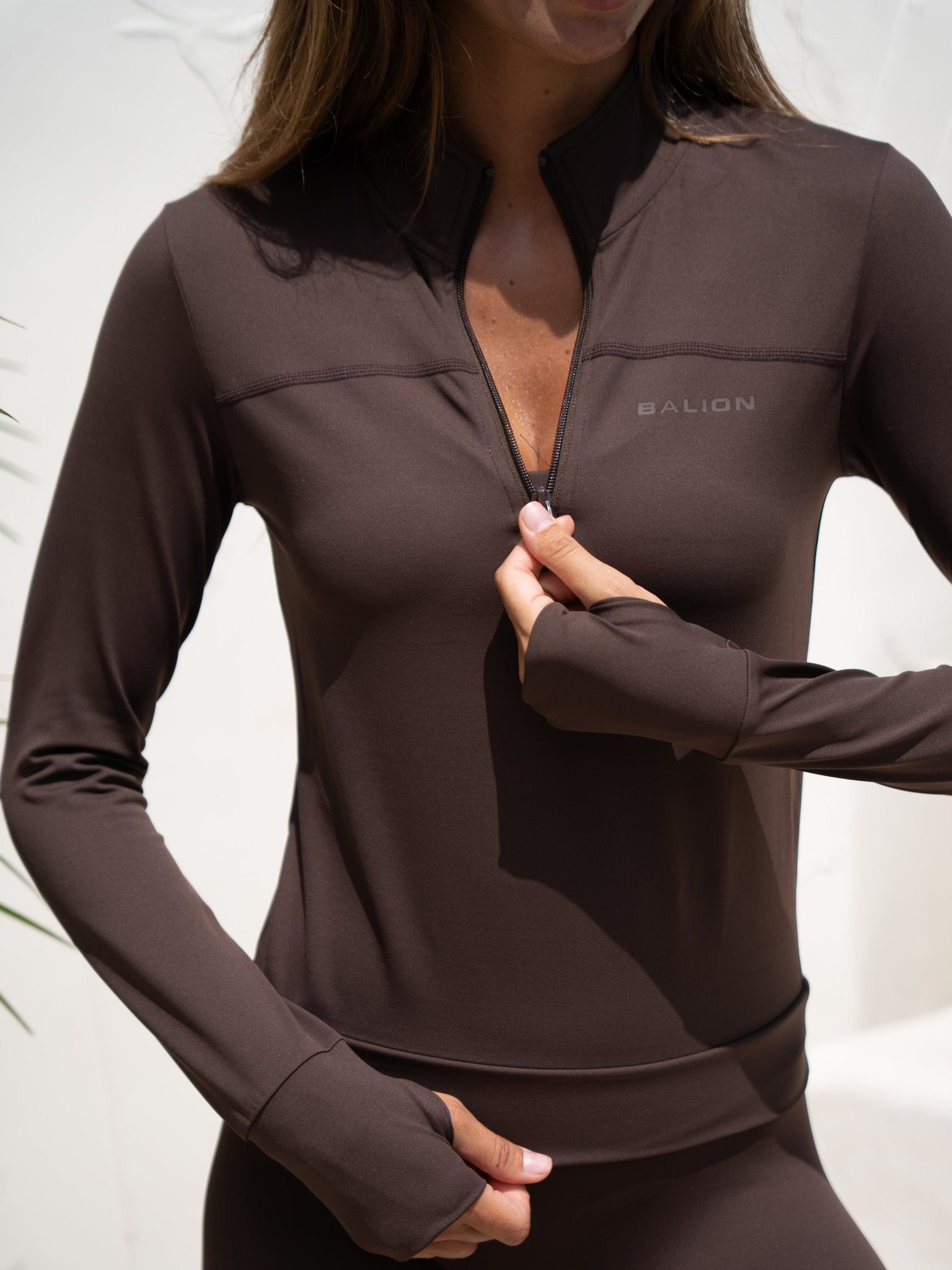 Half Zip Sweater Mocca