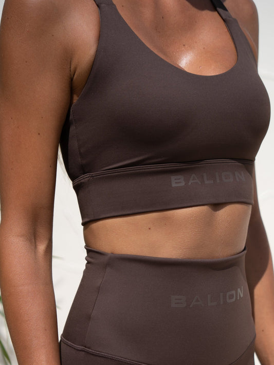 High support sports bra Mocca Balion