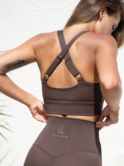 High support sports bra Mocca Balion