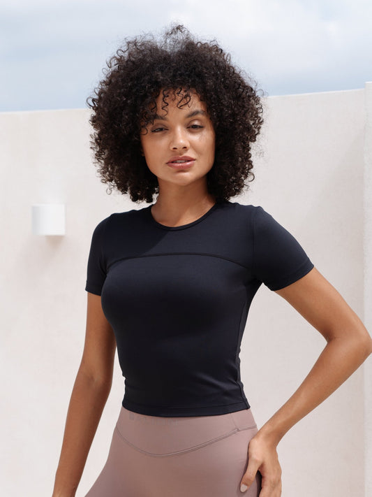Balion Define Cropped T-Shirt Black — t-shirt