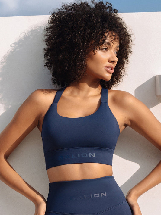 Balion Define High Support Sportsbra Dark Blue — sports bra