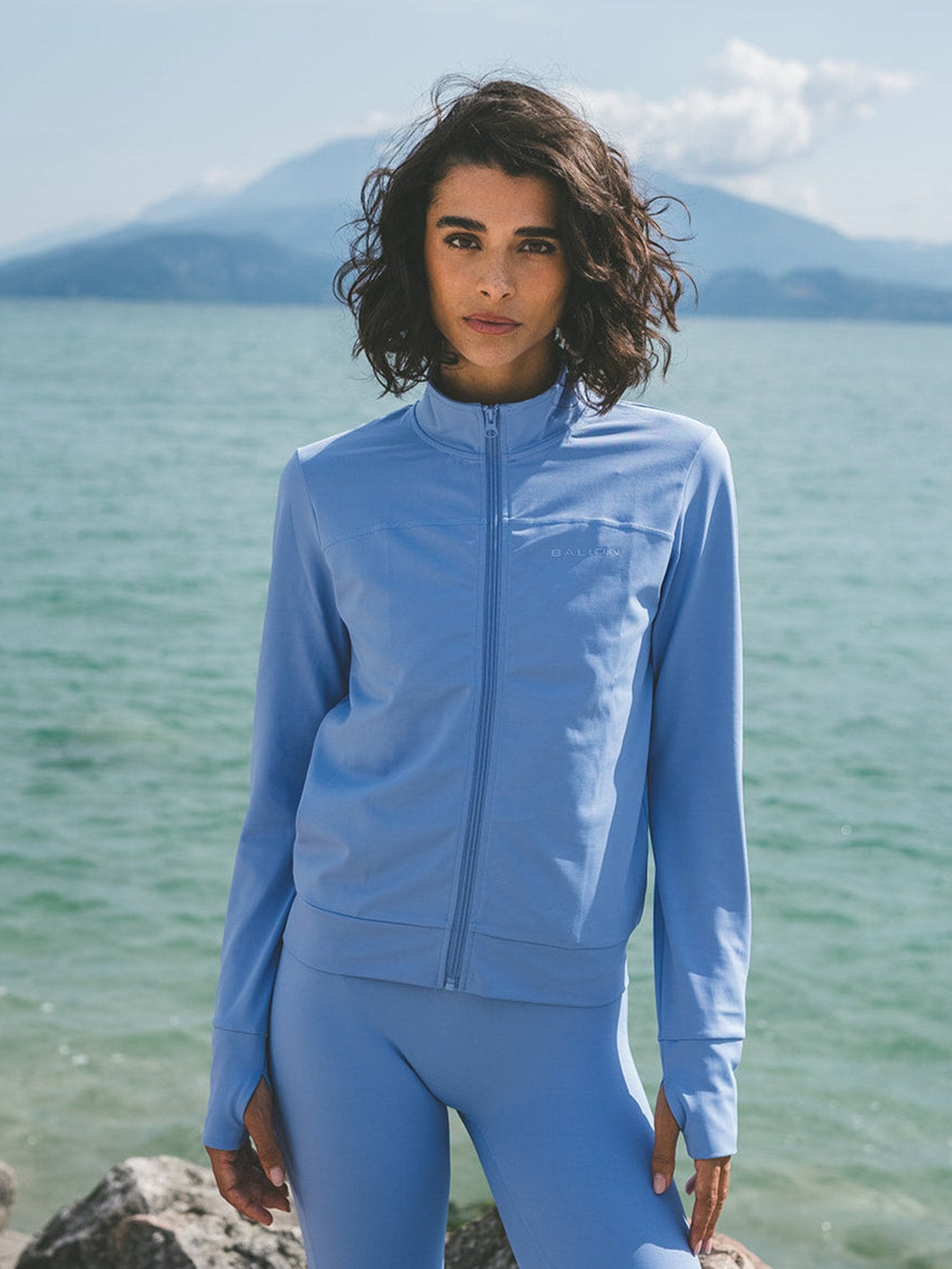 Balion define jacket azure blue