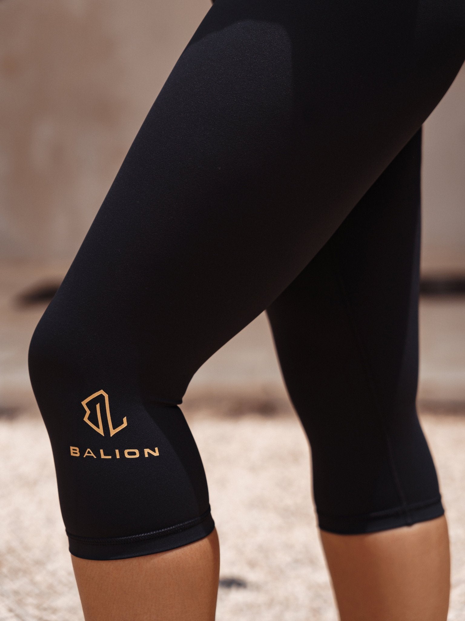 Balion Black Tights Capri