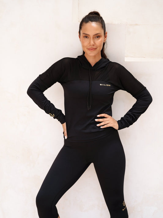 Balion Black Hoodie