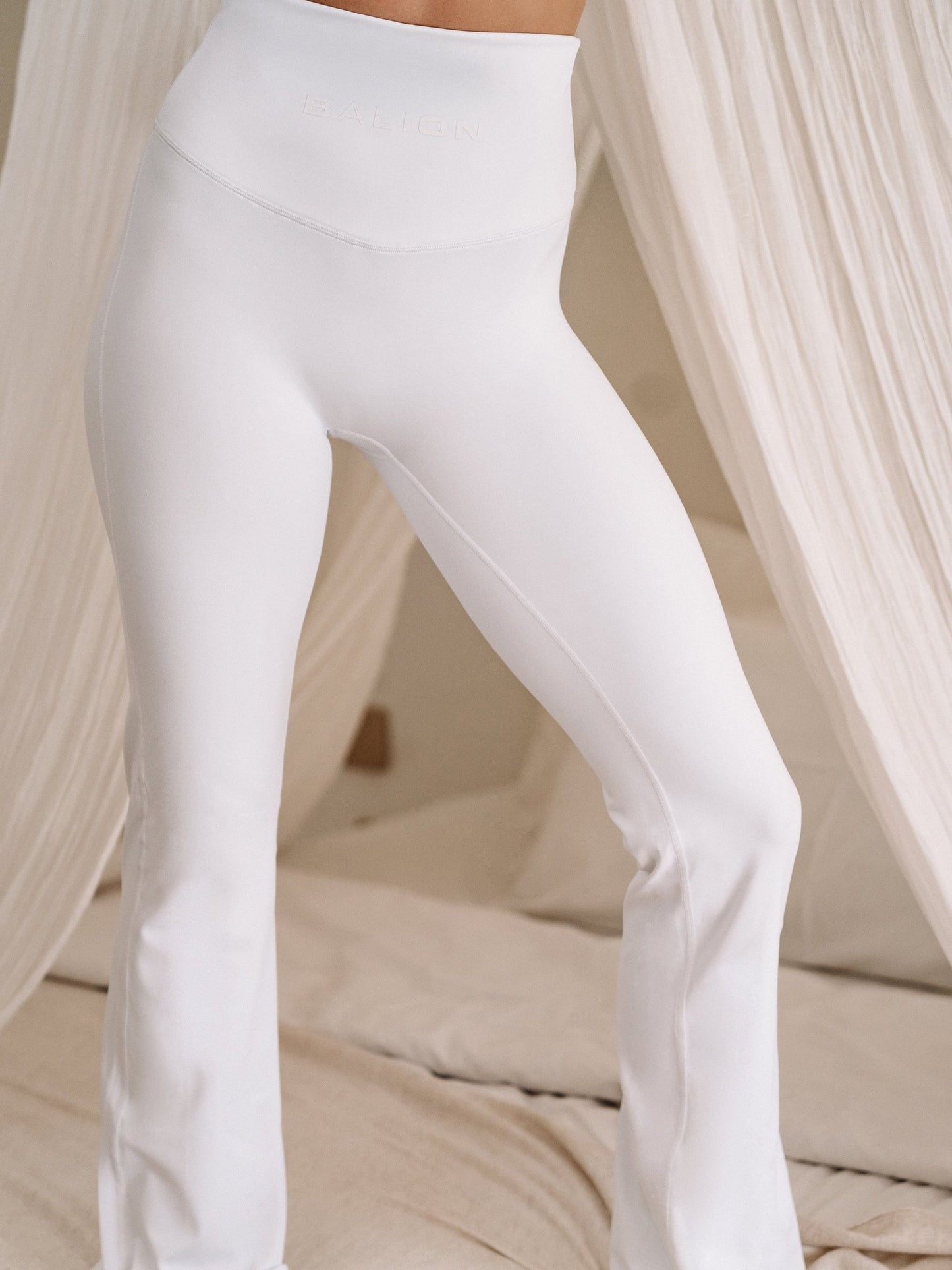 Balion white flared leggings