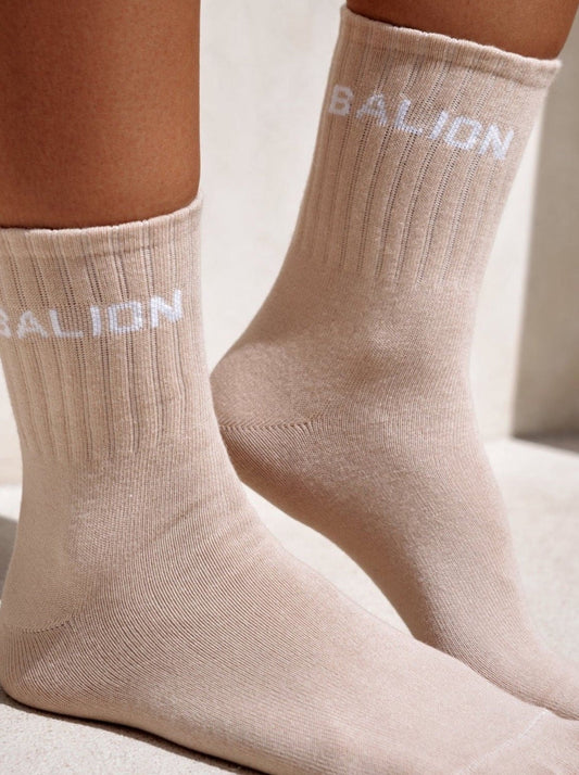 Balion sokker beige
